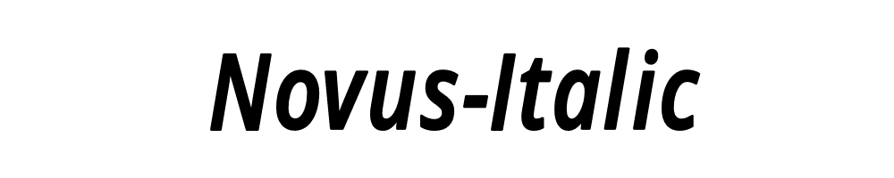 Novus-Italic