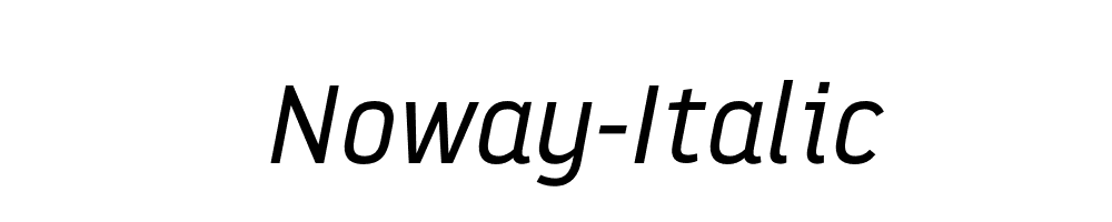 Noway-Italic