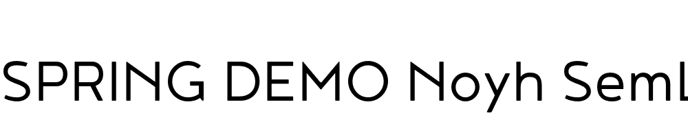  DEMO Noyh SemLt Bold