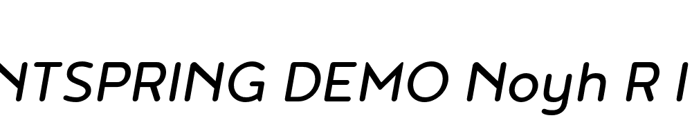  DEMO Noyh R Italic