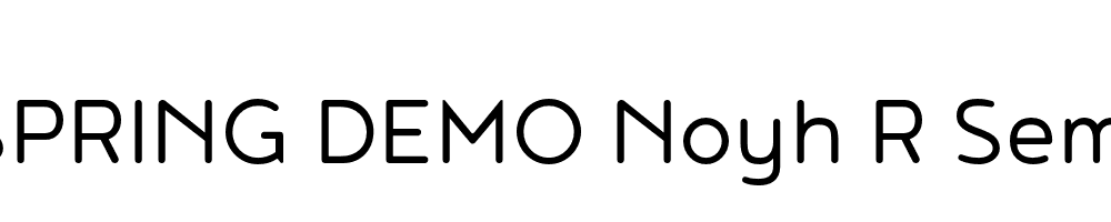  DEMO Noyh R SemLt Bold