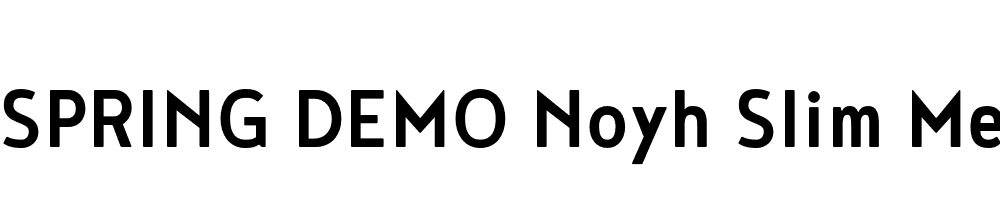  DEMO Noyh Slim Med Bold