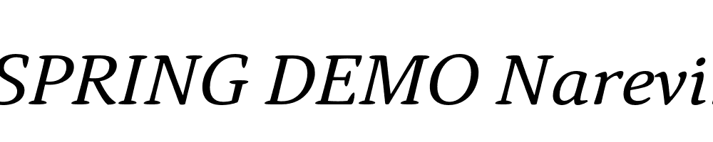  DEMO Narevik Italic