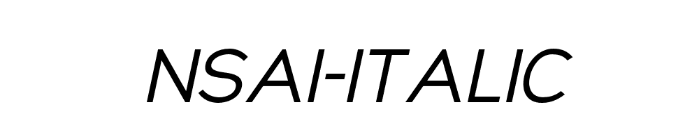 Nsai-Italic