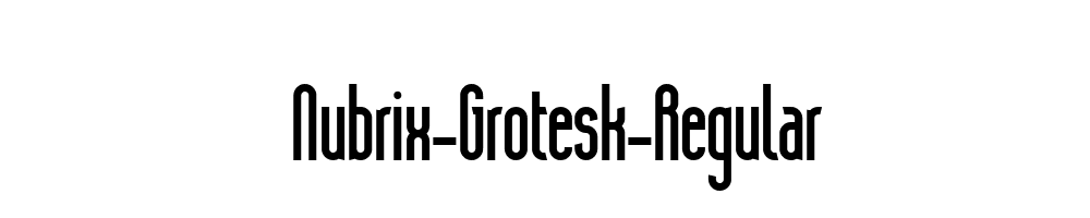 Nubrix-Grotesk-Regular