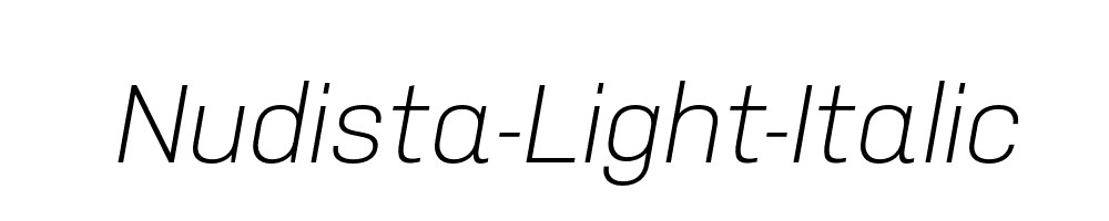 Nudista-Light-Italic