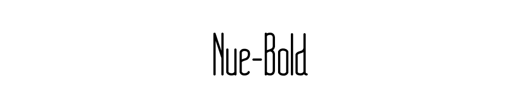 Nue-Bold