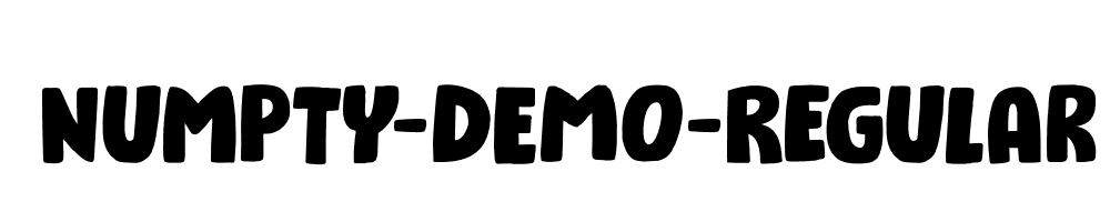 Numpty-DEMO-Regular