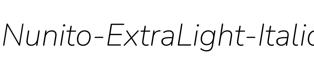 Nunito-ExtraLight-Italic