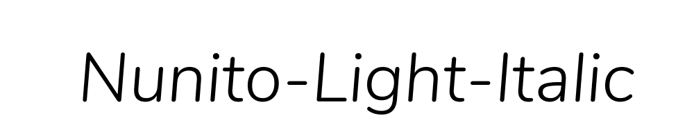 Nunito-Light-Italic