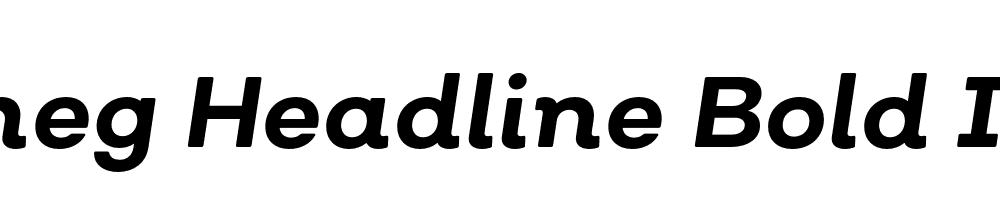  DEMO Nutmeg Headline Bold Italic Regular