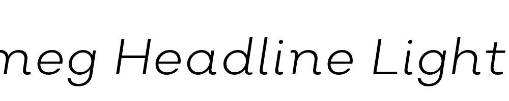  DEMO Nutmeg Headline Light Italic Regular