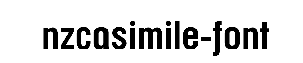 Nzcasimile Font