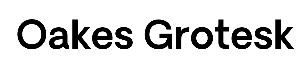 Oakes Grotesk