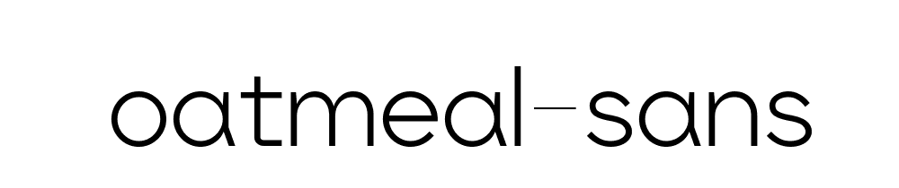 Oatmeal Sans