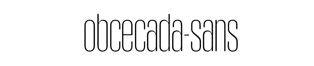 Obcecada Sans