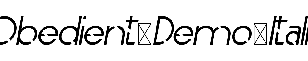 Obedient-Demo-Italic