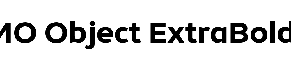 FSP DEMO Object ExtraBold Regular