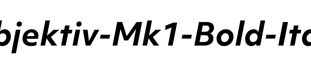 Objektiv-Mk1-Bold-Italic