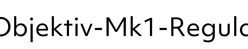 Objektiv-Mk1-Regular