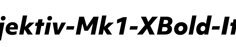 Objektiv-Mk1-XBold-Italic