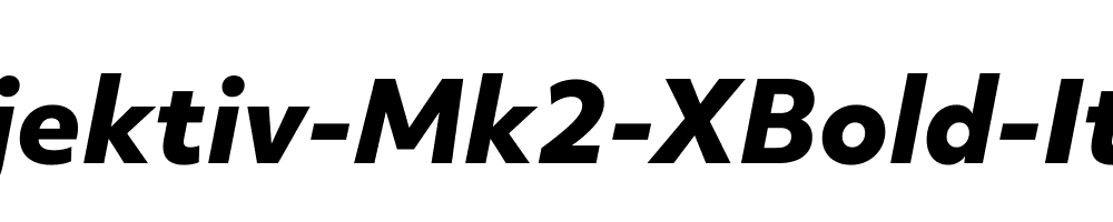 Objektiv-Mk2-XBold-Italic