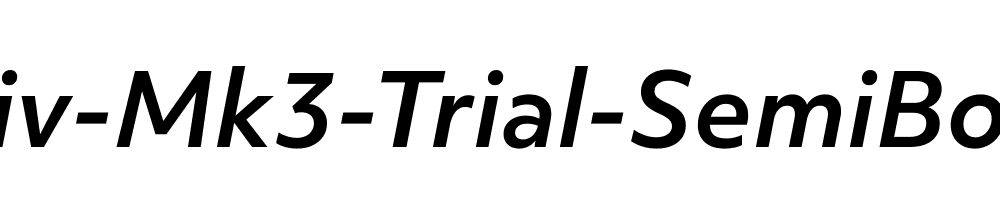 Objektiv-Mk3-Trial-SemiBold-Italic