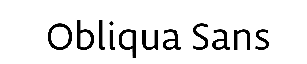 Obliqua Sans