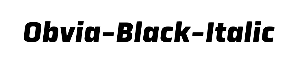 Obvia-Black-Italic