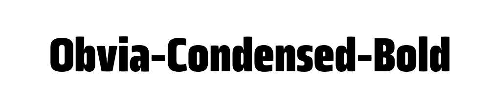 Obvia-Condensed-Bold