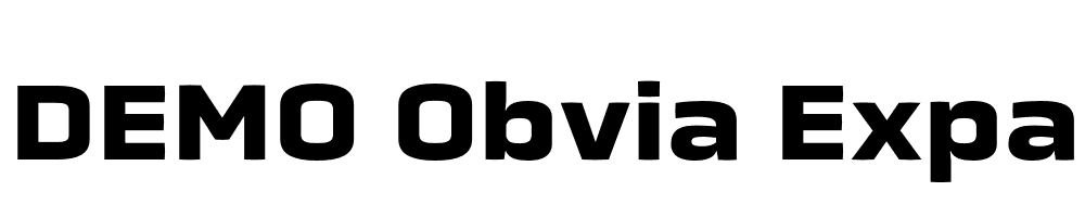  DEMO Obvia Expanded Regular