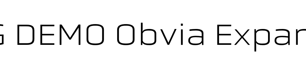  DEMO Obvia Expanded Regular