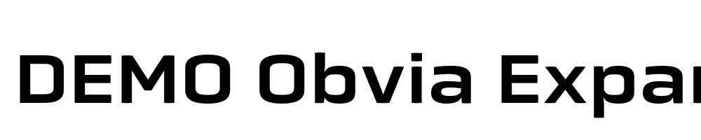  DEMO Obvia Expanded Regular