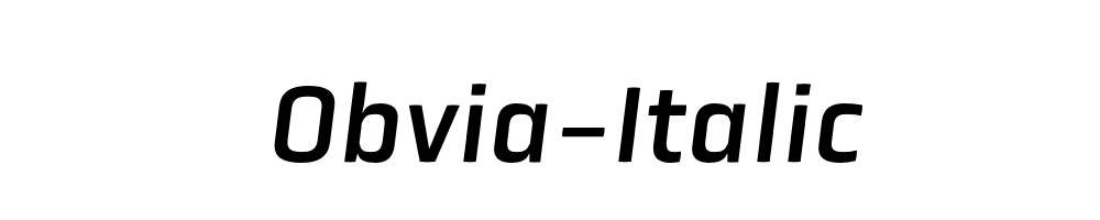 Obvia-Italic