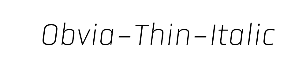 Obvia-Thin-Italic