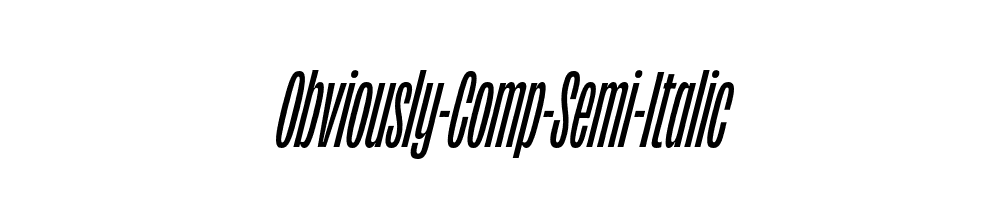 Obviously-Comp-Semi-Italic