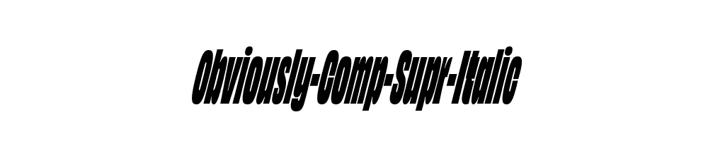 Obviously-Comp-Supr-Italic