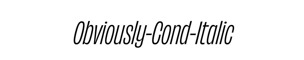 Obviously-Cond-Italic