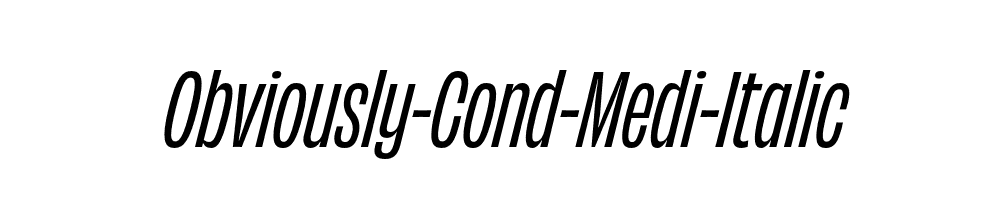 Obviously-Cond-Medi-Italic