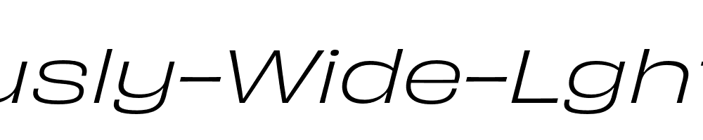 Obviously-Wide-Lght-Italic