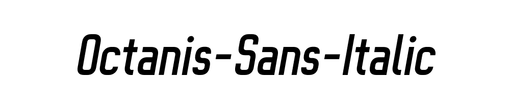 Octanis-Sans-Italic