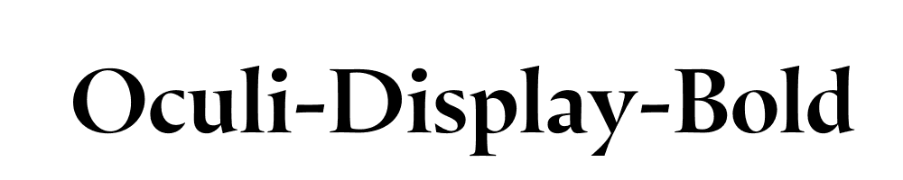 Oculi-Display-Bold