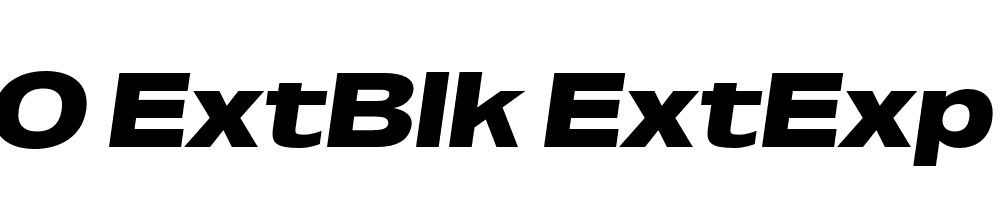 FSP DEMO ExtBlk ExtExp Obli Italic