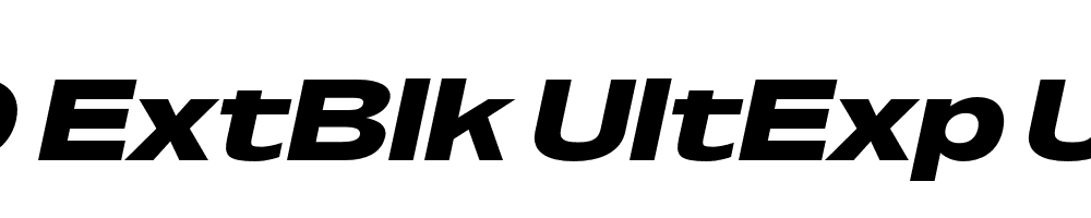 FSP DEMO ExtBlk UltExp UtObli Italic