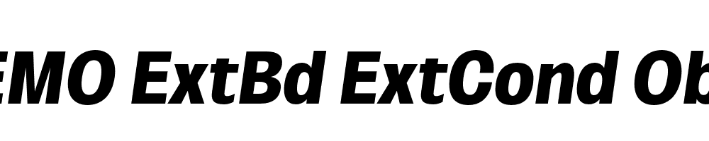 FSP DEMO ExtBd ExtCond Obli Italic