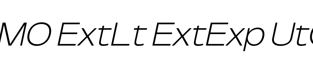 FSP DEMO ExtLt ExtExp UtObli Italic