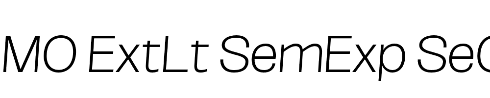 FSP DEMO ExtLt SemExp SeObli Italic