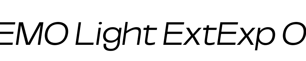 FSP DEMO Light ExtExp Obli Italic