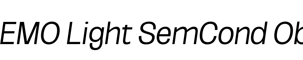 FSP DEMO Light SemCond Obli Italic