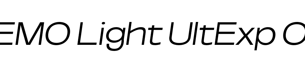 FSP DEMO Light UltExp Obli Italic